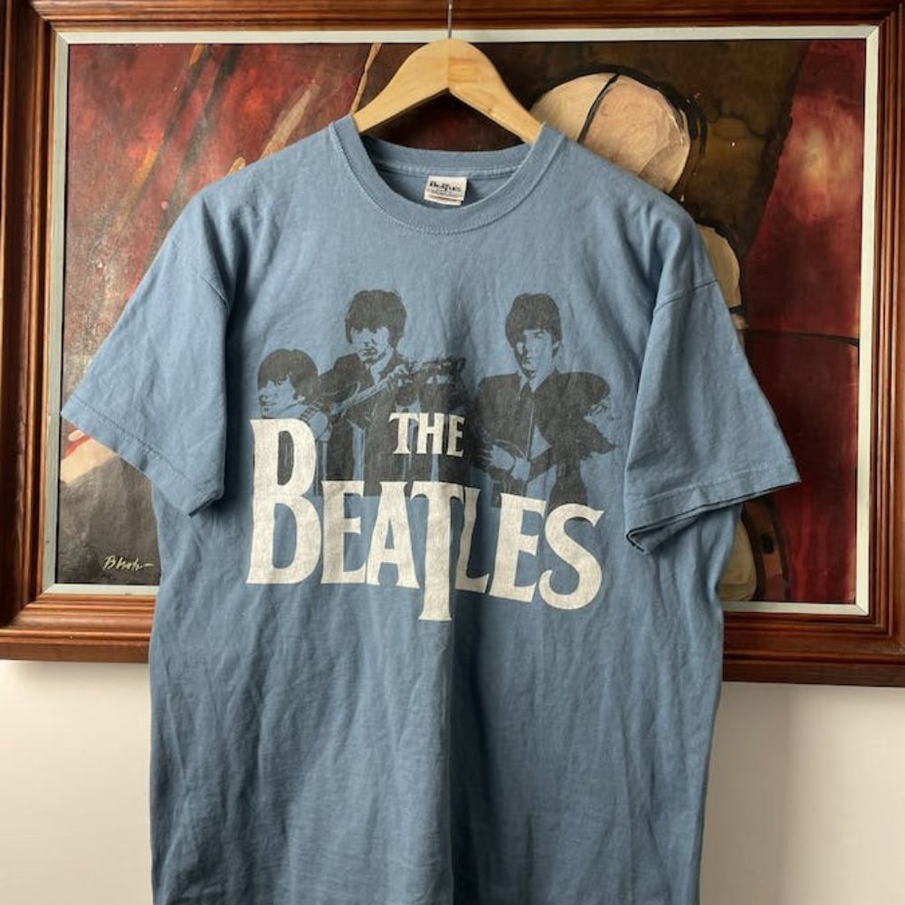 Vintage The Beatles t Shirt Band Rock Y2k Hype Rare Print